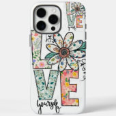 LOVE MULTY FLOWERS iPhone / iPad case (Achterkant)