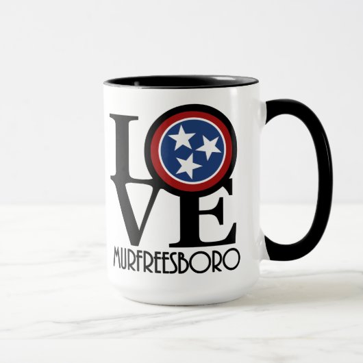 LOVE Murfreesboro 15oz Coffee-Mok Mok (Rechts)