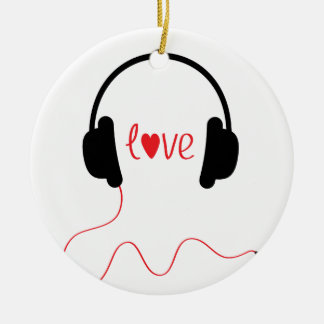 Love Music Keramisch Ornament
