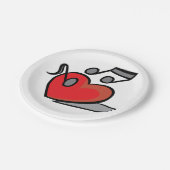 Love Music Papieren Bordje (Gekanteld)