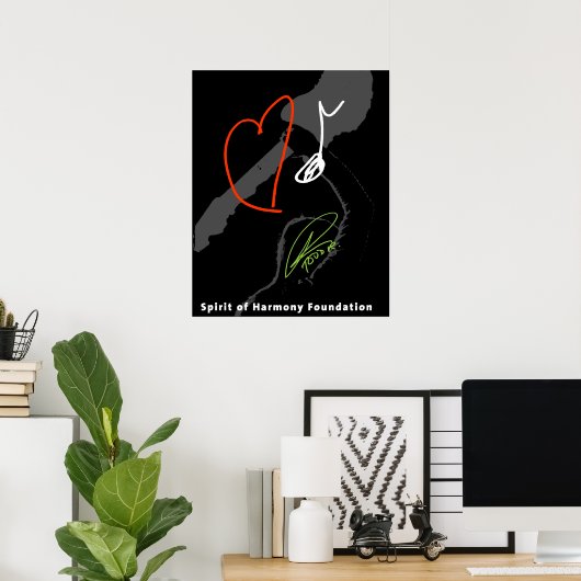 Love Music Poster (Thuiskantoor)