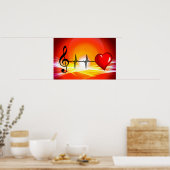 Love Music Poster (Keuken)