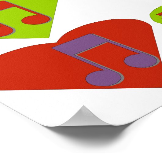 Love Music Poster (Hoek)