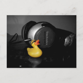 "Love Music" Rubber Duck Briefkaart
