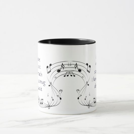 Love Music So Much Fun Quote Saying Mug Mok (Midden)