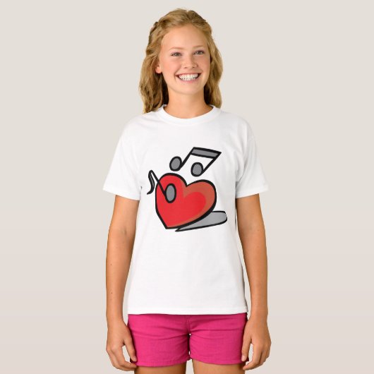 Love Music T-shirt (Voorkant volledig)
