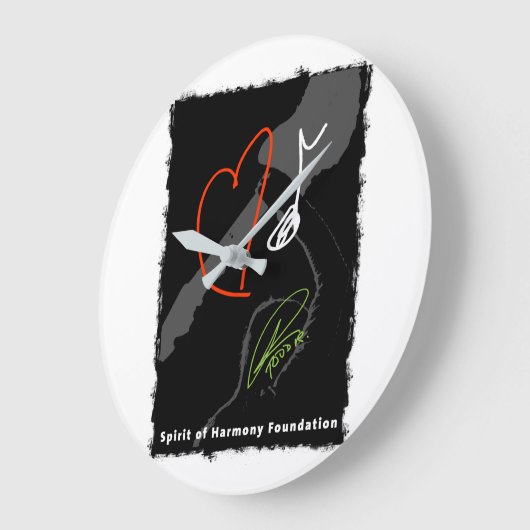 Love Music Wall Clock Grote Klok (Hoek)