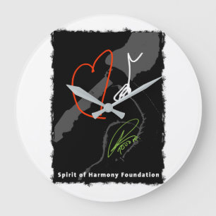 Love Music Wall Clock Grote Klok