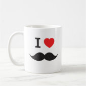Love Mustache mok (Links)
