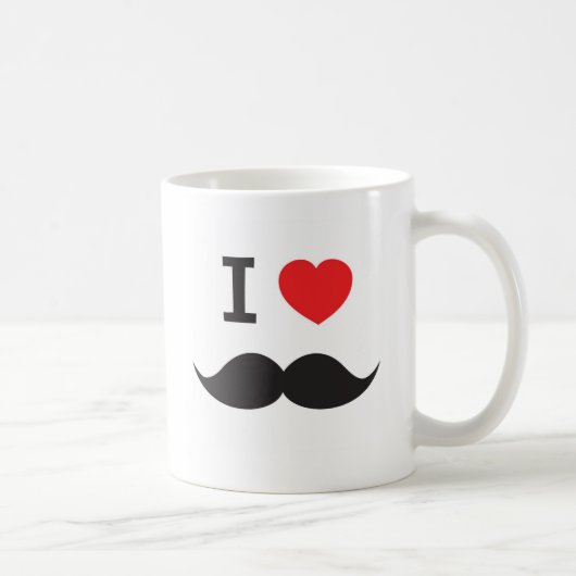 Love Mustache mok (Rechts)