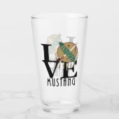 LOVE Mustang Oklahoma Glas (Achterkant)