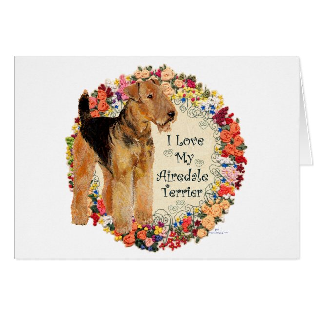 Love My Airedale (Voorkant Horizontaal)
