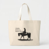 Love My American Quarter Horse Canvas tas (Voorkant)