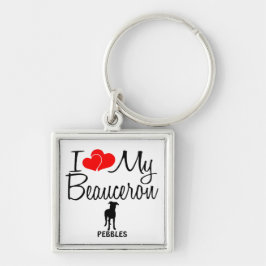 Love My Beauceron Dog Sleutelhanger