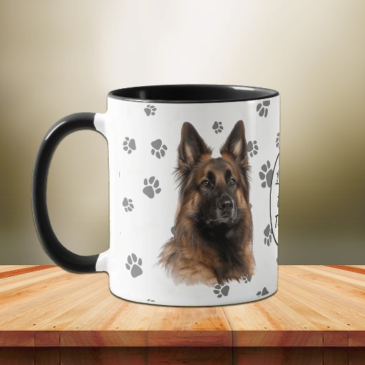 Love My Belgian Tervuren Dog Pawprint Mok