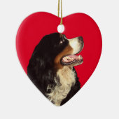 Love My Bernese Mountain Dog Keramisch Ornament (Rechts)
