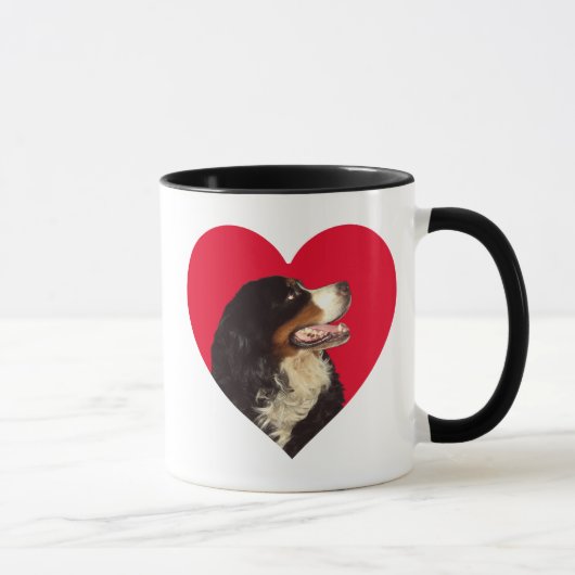 Love My Bernese Mountain Dog Mok (Rechts)