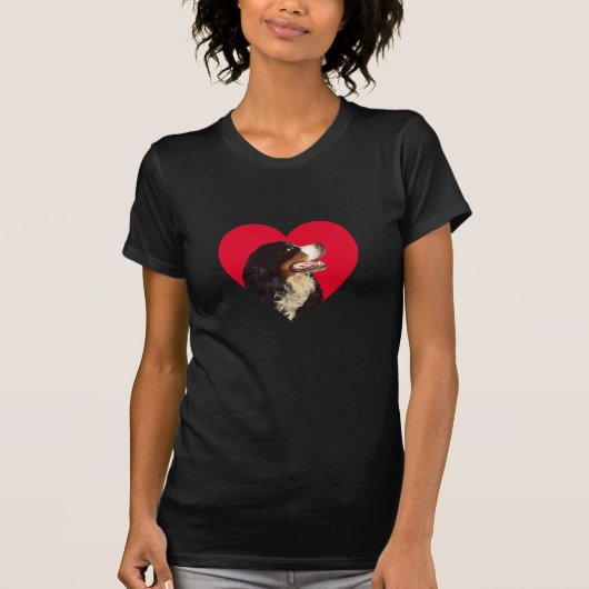 Love My Bernese Mountain Dog T-shirt (Voorkant)
