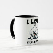 Love My Bichon Frise Dog Mok (Voorkant links)