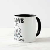 Love My Bichon Frise Dog Mok (Voorkant rechts)