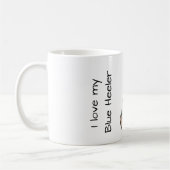 Love My Blue Heeler Koffiemok (Links)