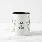 Love My Boxer Wreath Coffee Mok (Midden)