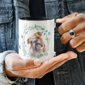Love My Bulldog krans koffie Mok