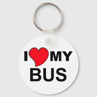 Love My Bus Sleutelhanger