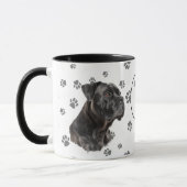 Love My Cane Corso Dog Pawprint Mok (Links)