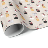 Love my cat cadeaupapier (Rol Hoek)