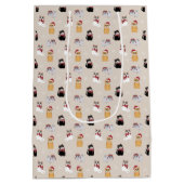 Love my cat Personalized Medium Cadeauzakje (Achterkant)