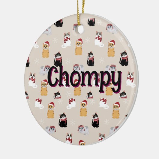 Love my cats keramisch ornament (Links)