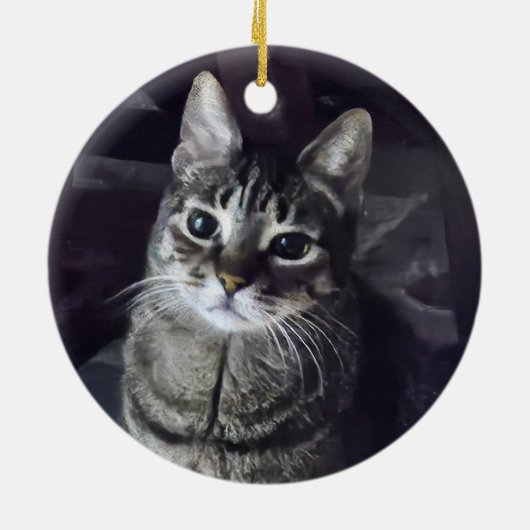 Love my cats keramisch ornament (Achterkant)