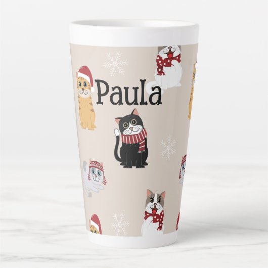 Love my cats latte mok (Voorkant)