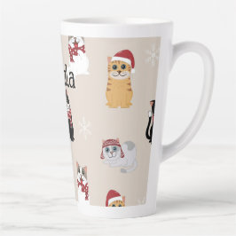 Love my cats latte mok