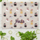 Love my cats theedoek (Gevouwen)