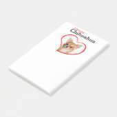 Love My Chihuahua Post-it Notes (Schuin)