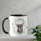 Love My Chihuahua Wreath Coffee Mok