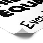 Love My Children Funny Poster (Hoek)