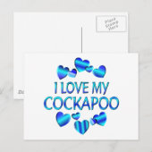 Love My Cockapoo Briefkaart (Voorkant / Achterkant)