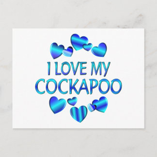 Love My Cockapoo Briefkaart