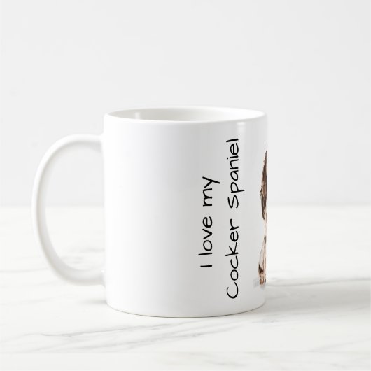 Love My Cocker Spaniel Koffiemok (Links)