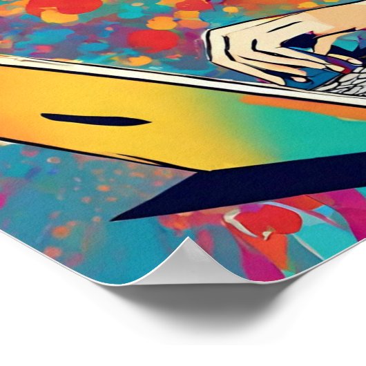 Love My Computer Pop Art Poster (Hoek)