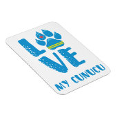 LOVE MY CUNUCU (Blauwe letters) - Magneet (Rechterzijde)