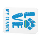 LOVE MY CUNUCU (Blauwe letters) - Magneet (Horizontaal)
