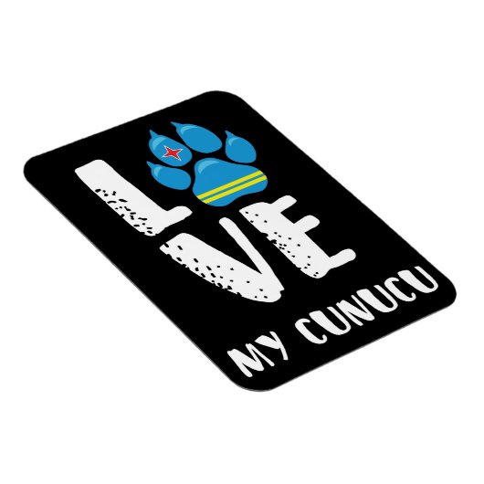 LOVE MY CUNUCU (witte letters) - Magneet (Rechterzijde)