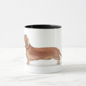Love My Dachshund (tan) Mok (Midden)
