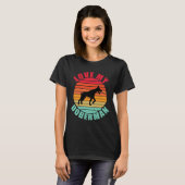 Love My Doberman T-shirt (Voorkant volledig)