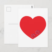 Love my dog briefkaart (Voorkant / Achterkant)