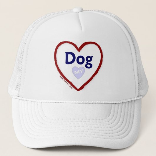 Love My Dog Trucker Pet (Voorkant)